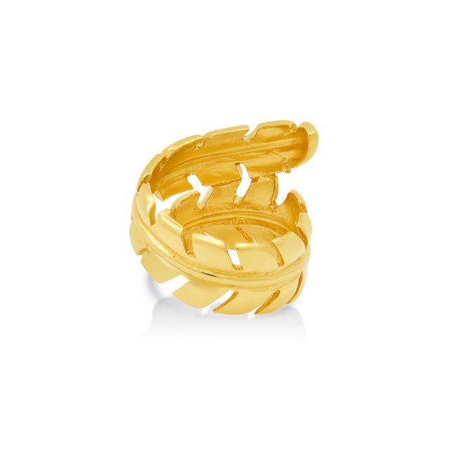 Wrap Leaf Ring