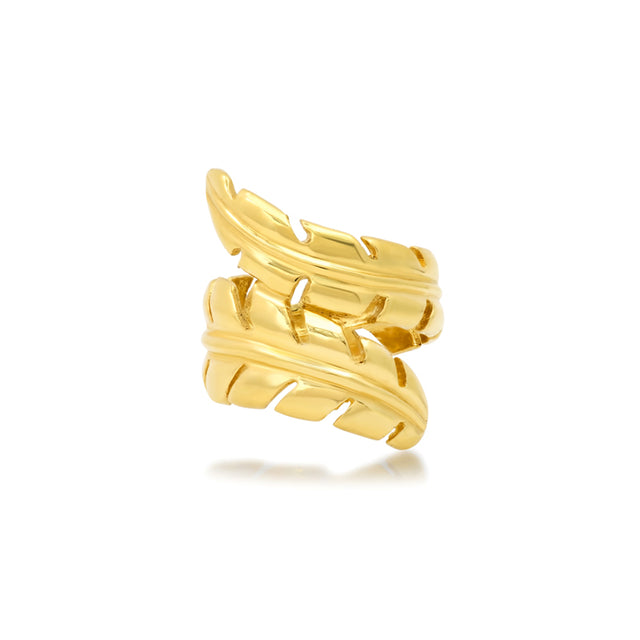 Wrap Leaf Ring