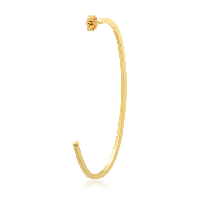 Large Elongated Edith Link Hoops