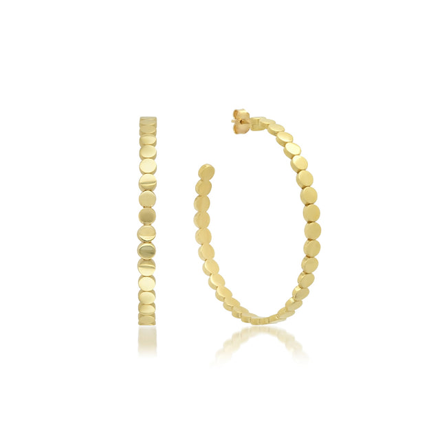 Mini Circle Link Medium Hoops