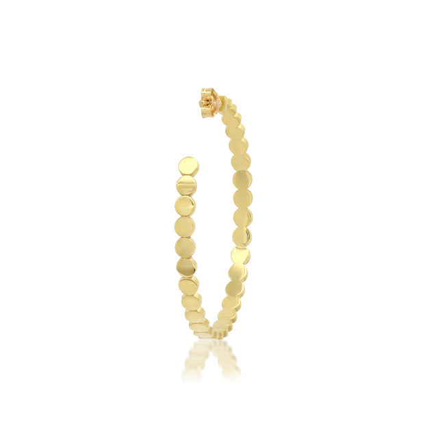 Mini Circle Link Medium Hoops