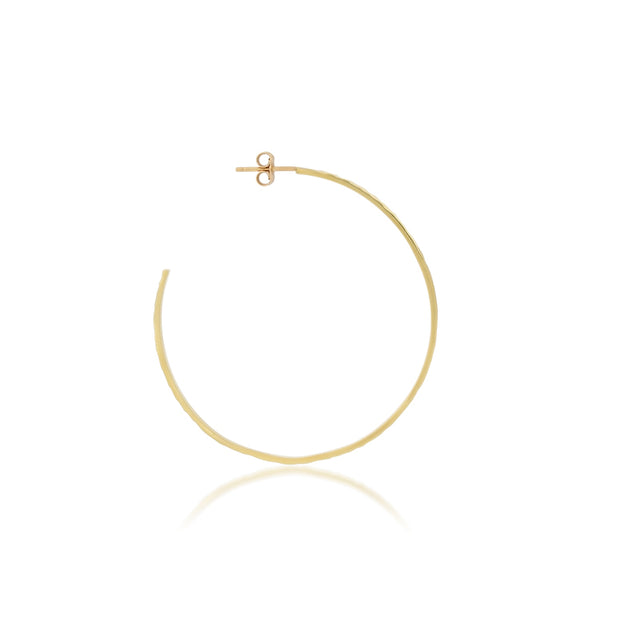 Medium Hammered Ellen Hoops
