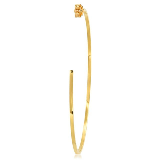 Medium Thin Hoops