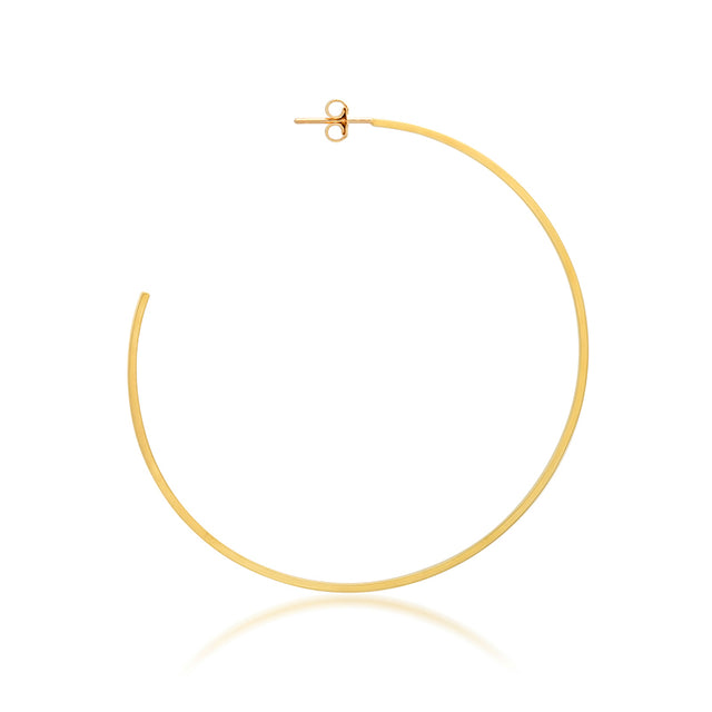 Medium Thin Hoops