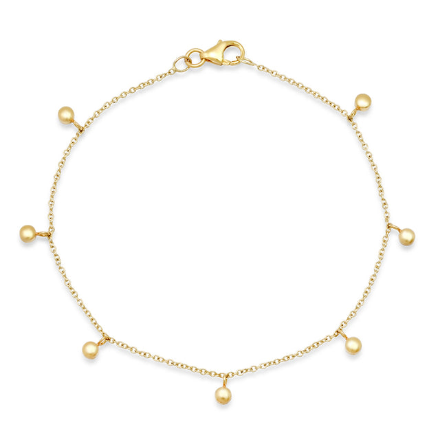 Mini Bezel Dangle Bracelet