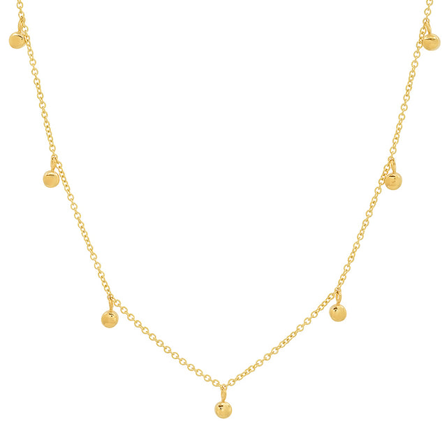 Mini Bezel Dangle By-The-Inch Necklace