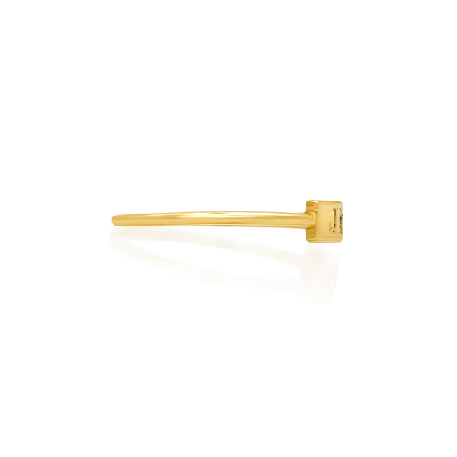 Engravable Nameplate Ring