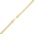 28" Mini Bezel Necklace with Graduated Diamond Accents