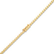 28" Mini Bezel Necklace with Graduated Diamond Accents
