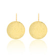 Small Hammered Disc Earrings