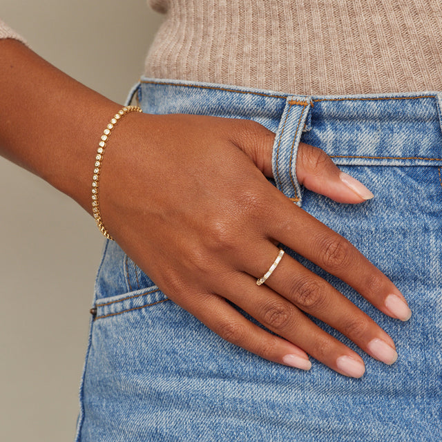 Baguette-Cut Diamond Ring