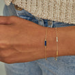 Lapis Inlay Bar Bracelet