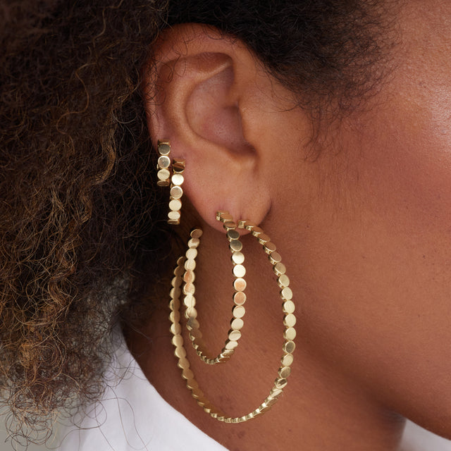 Mini Circle Link Small Hoops