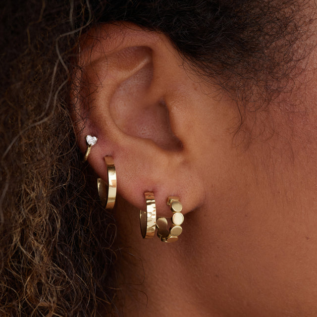 Mini Circle Link Mini Hoops