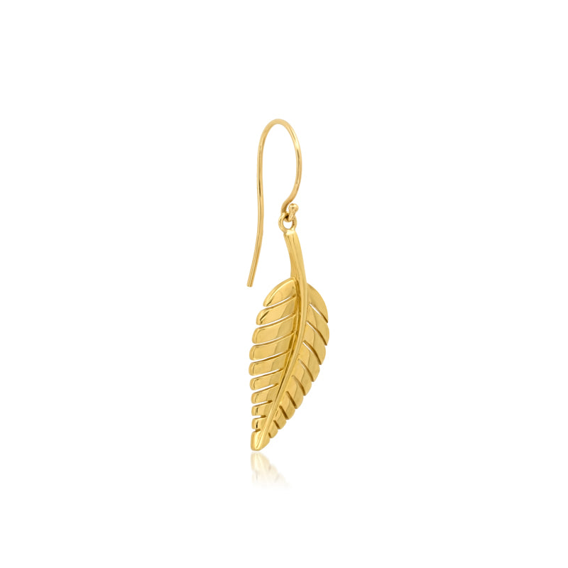 Tiny Leaf Studs Earrings | Nature Inspired Jewelry in 14K Real Gold - Zoran  Designs