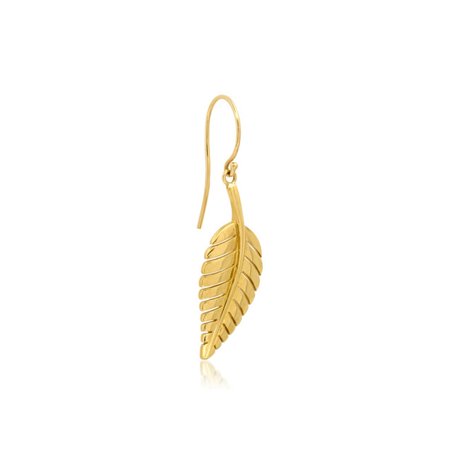 Small Leaf Drop Earrings