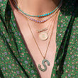 Graduated Turquoise Tennis Necklace