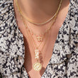 Small 4-Prong Diamond Tennis Necklace