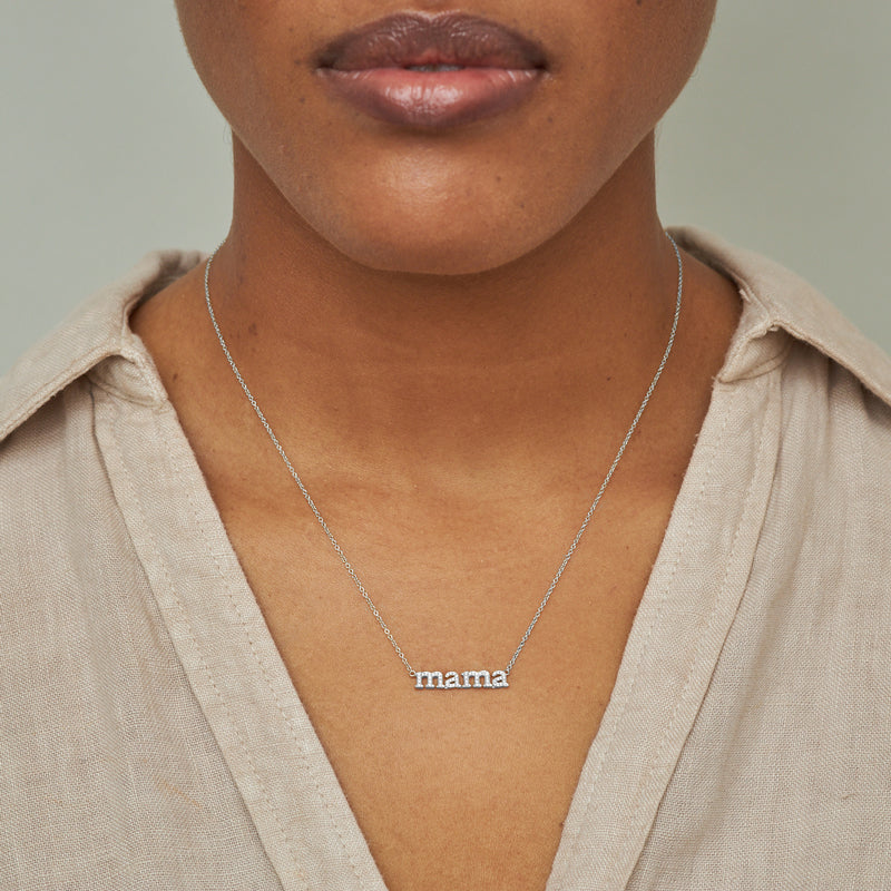 MAMA Signature Necklace- Gold Vermeil - Oak & Luna