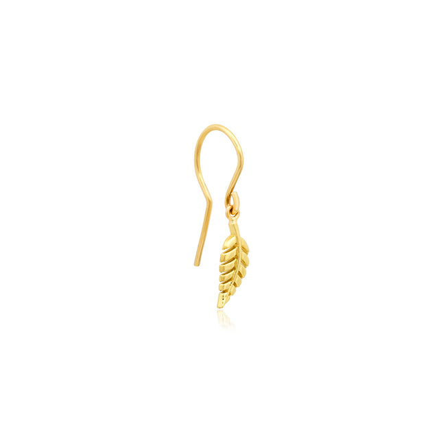 Mini Leaf Drop Earrings