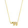 Diamond Mini Elephant Necklace