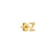 Diamond Mini Uppercase Letter Stud - Z