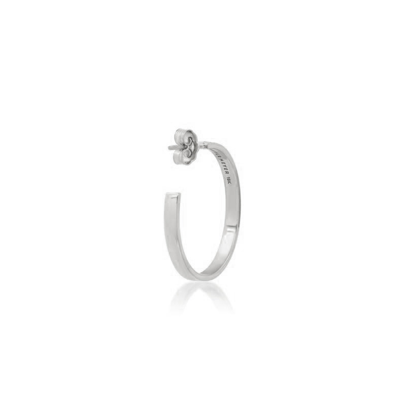 White Gold Small Diamond Ellen Hoops