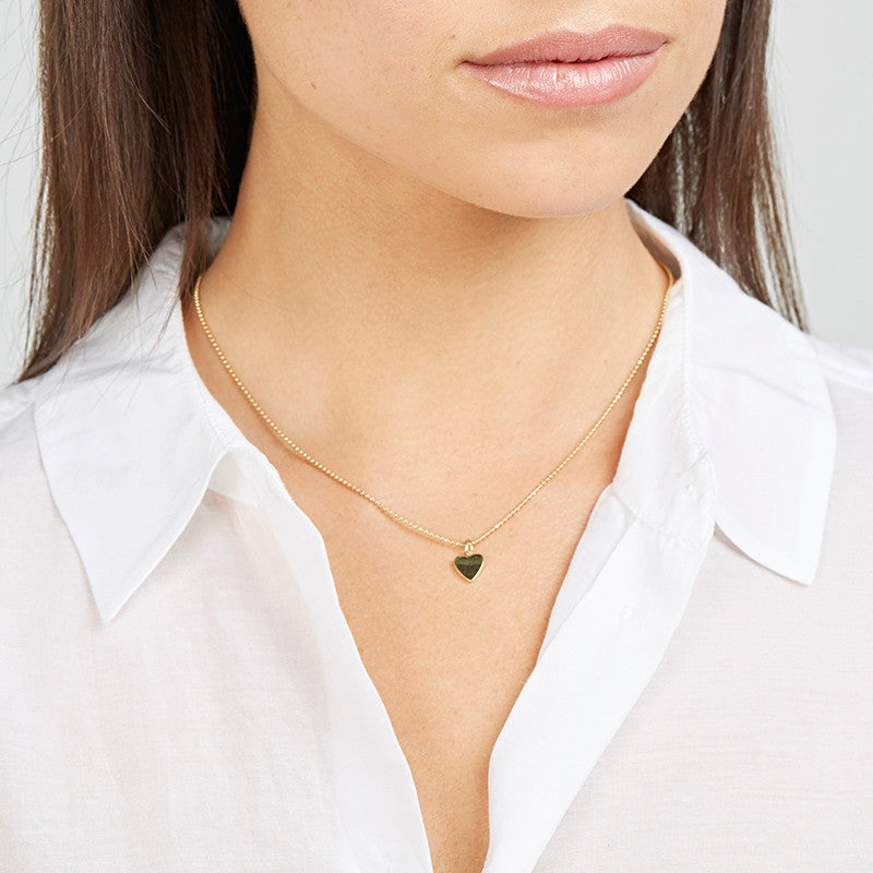 Buy the Mini Heart Silver & Gold Necklace from British Jewellery Designer  Daniella Draper – Daniella Draper UK