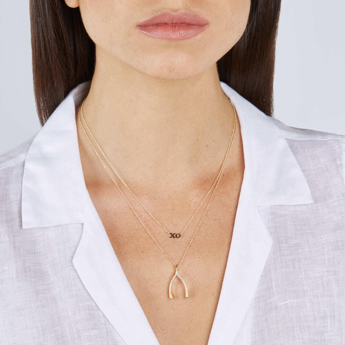 Buy XO Necklace / Tiny Initial Pendant /monogram Jewelry Online in India -  Etsy