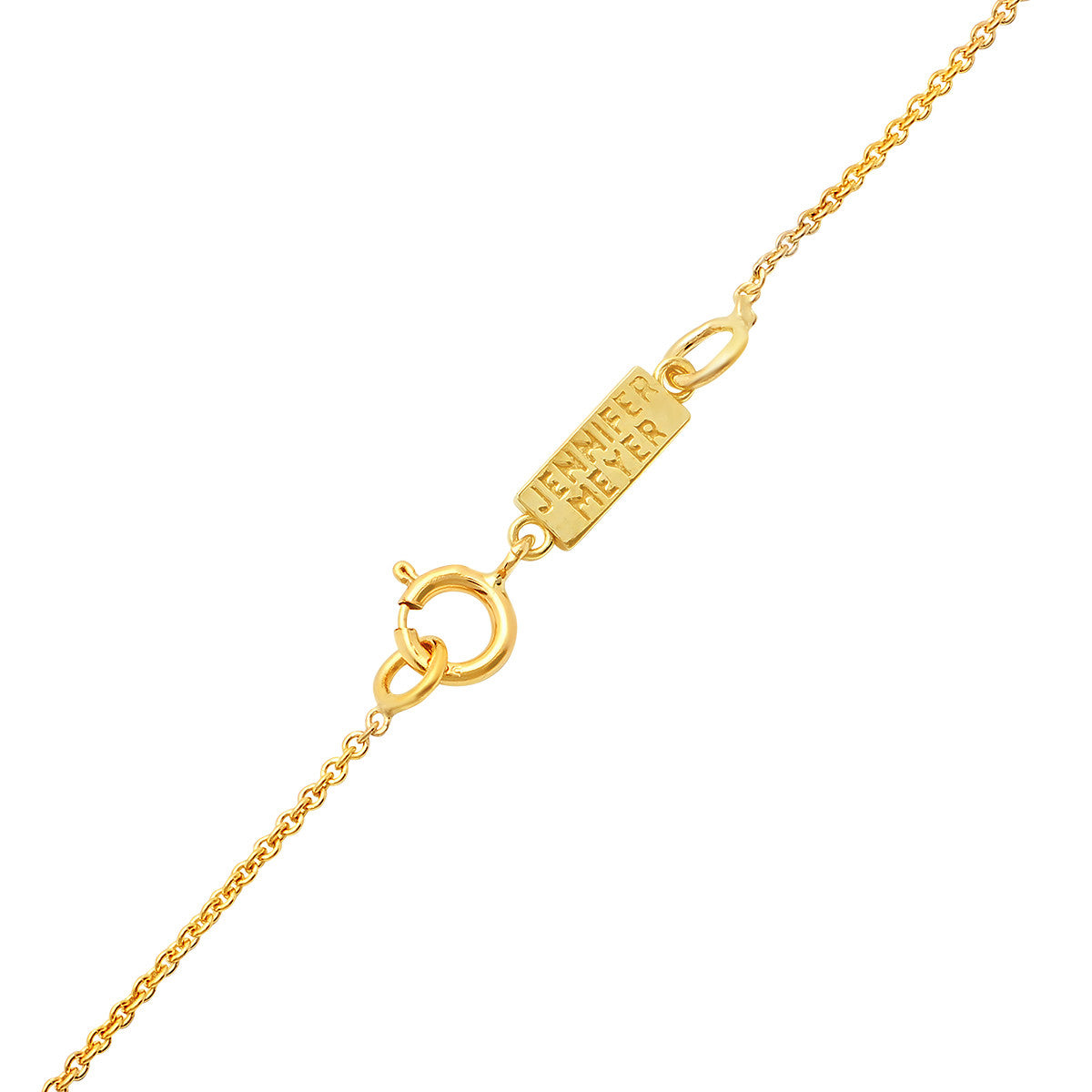 Large Diamond Single Bezel Necklace