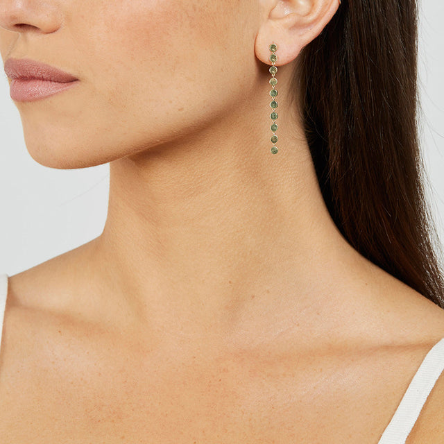 Mini Circle Link 10 Drop Studs