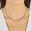 Turquoise Mini Bezel Tennis Necklace