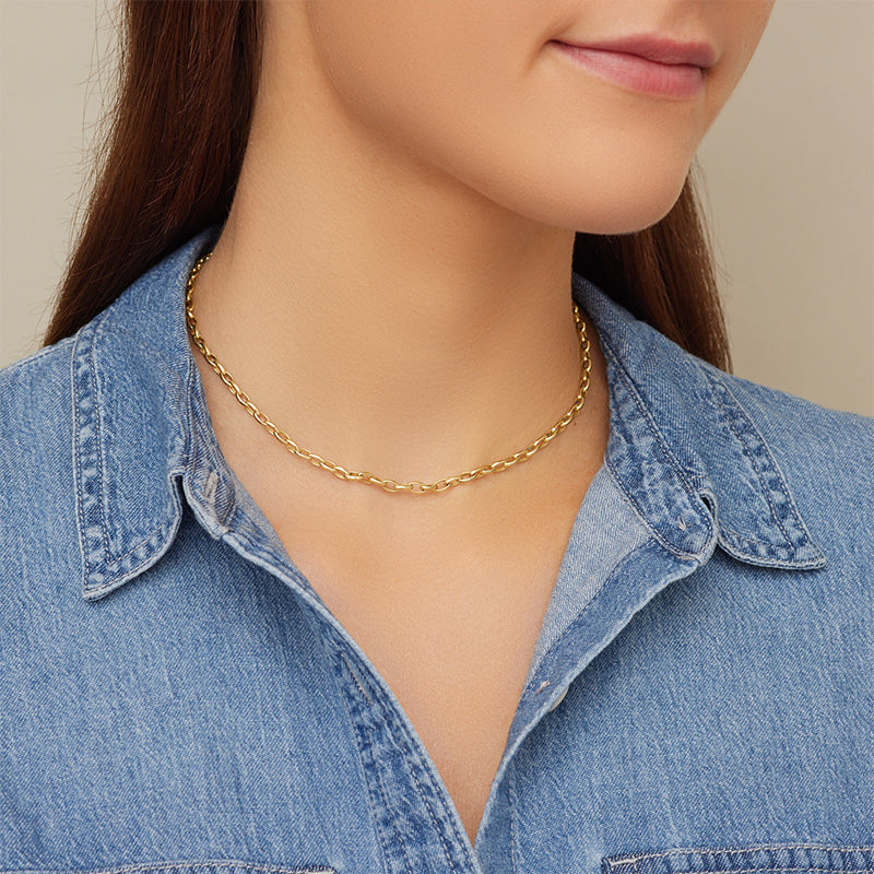 Small Luxe Edith Link Necklace